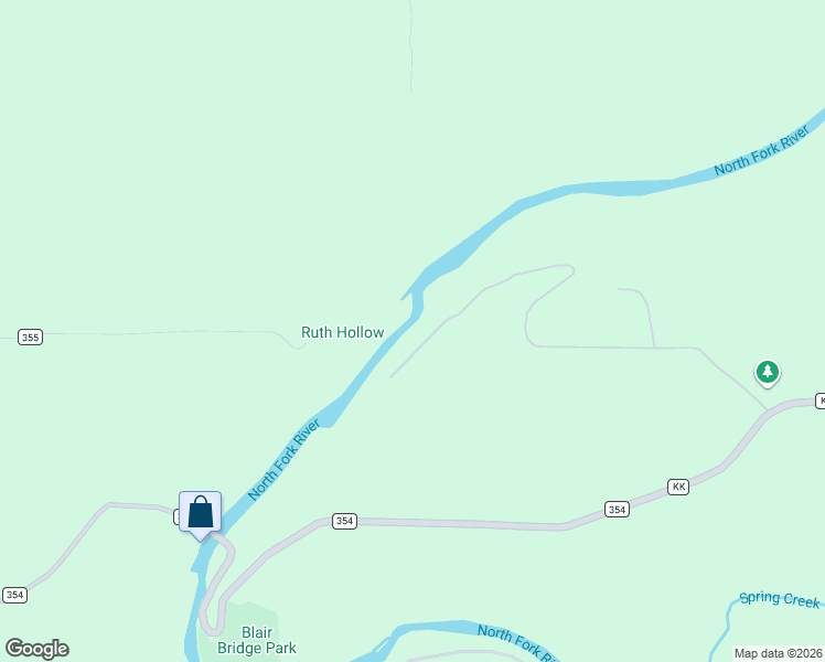 map of restaurants, bars, coffee shops, grocery stores, and more near County Road 355 in Dora