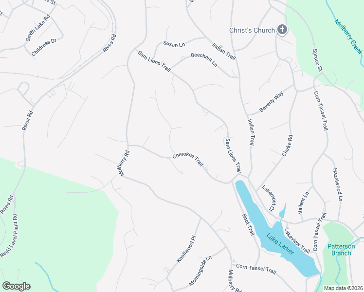 map of restaurants, bars, coffee shops, grocery stores, and more near 1104-1120 Cherokee Trail in Martinsville