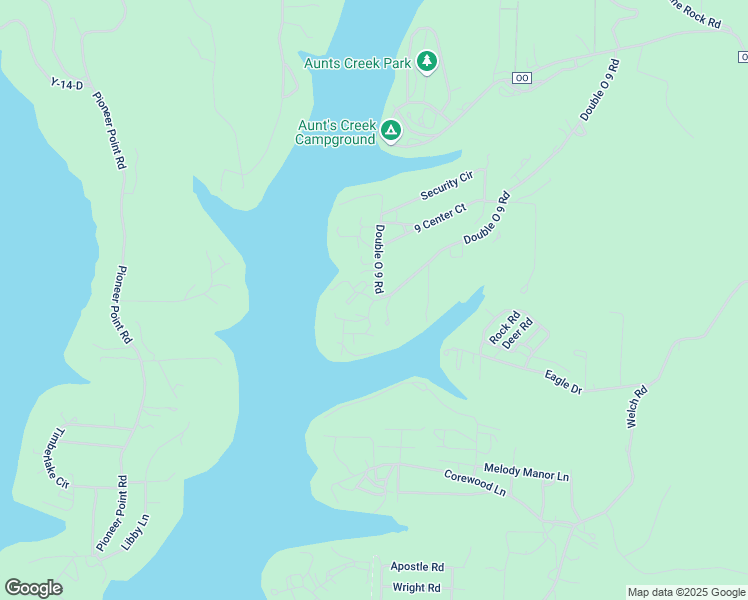 map of restaurants, bars, coffee shops, grocery stores, and more near 2 Misty Den Drive in Reeds Spring