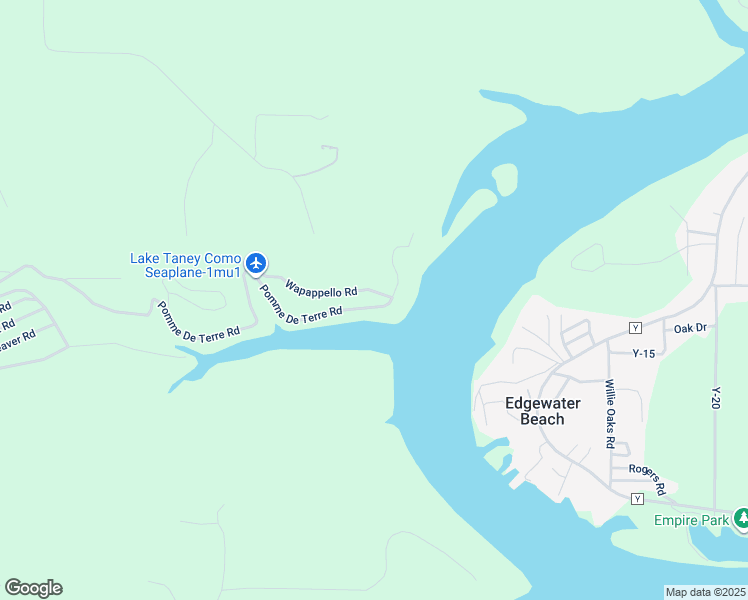 map of restaurants, bars, coffee shops, grocery stores, and more near 1745-1799 Pomme De Terre Road in Branson
