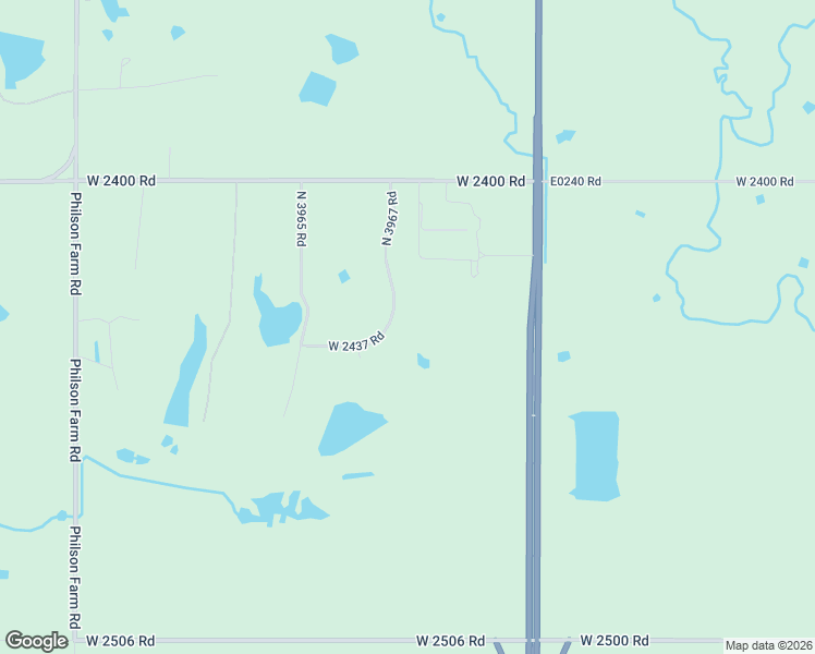 map of restaurants, bars, coffee shops, grocery stores, and more near 24290 North 3965 Road in Bartlesville