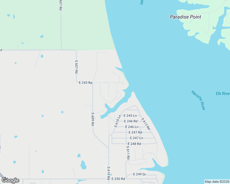map of restaurants, bars, coffee shops, grocery stores, and more near 24351 South 610 Drive in Grove