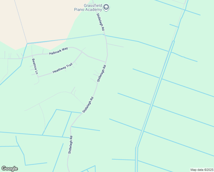 map of restaurants, bars, coffee shops, grocery stores, and more near 1813 Shillelagh Road in Chesapeake