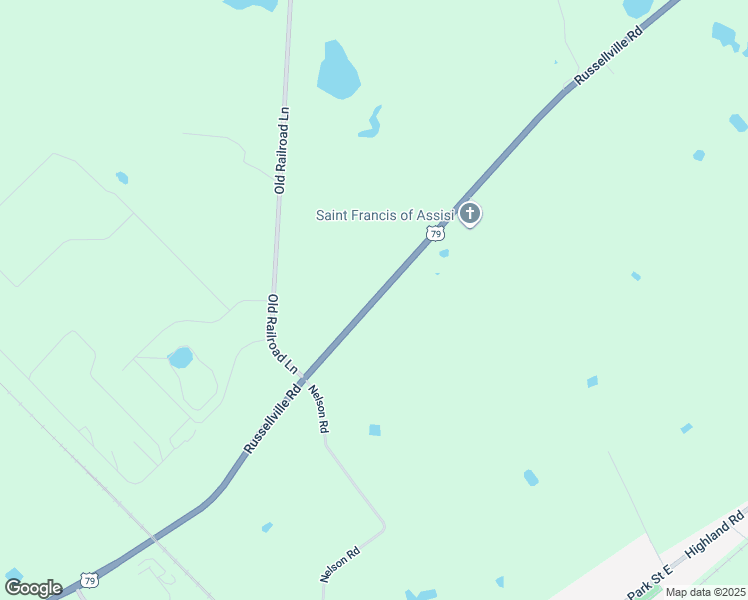 map of restaurants, bars, coffee shops, grocery stores, and more near 7668-7798 Russellville Road in Guthrie