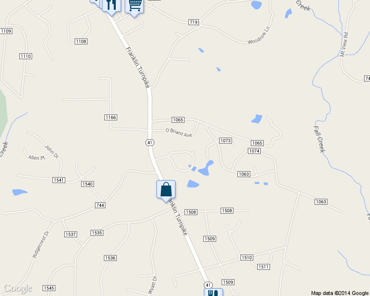 map of restaurants, bars, coffee shops, grocery stores, and more near 202 Matthew Circle in Danville