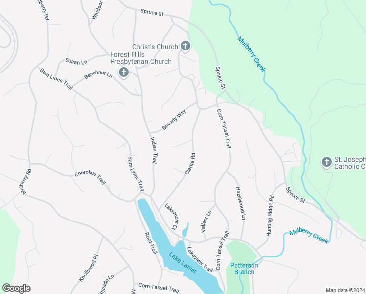 map of restaurants, bars, coffee shops, grocery stores, and more near 103 Farmington Court in Martinsville