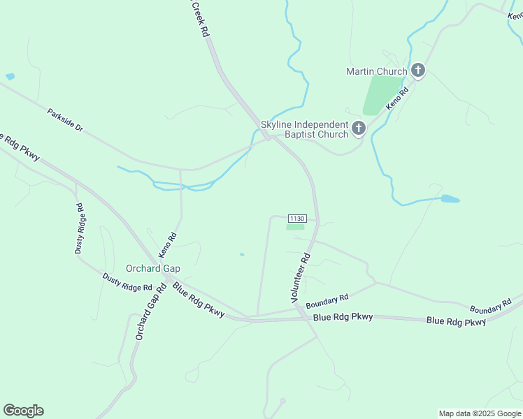 map of restaurants, bars, coffee shops, grocery stores, and more near 60-98 Alpine Crest Road in Fancy Gap