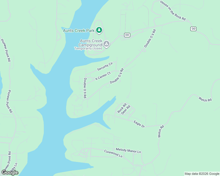 map of restaurants, bars, coffee shops, grocery stores, and more near 612 Double O 9 Road in Reeds Spring