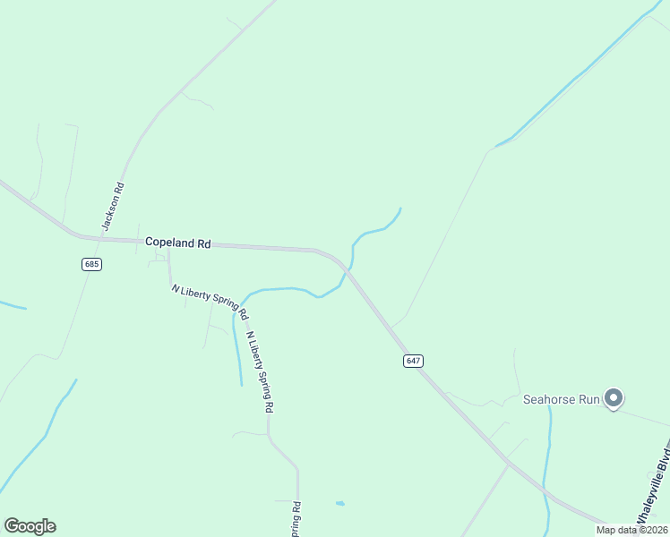 map of restaurants, bars, coffee shops, grocery stores, and more near 1957 Copeland Road in Suffolk