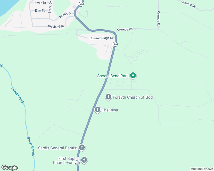 map of restaurants, bars, coffee shops, grocery stores, and more near 181 Proverbs Court in Forsyth