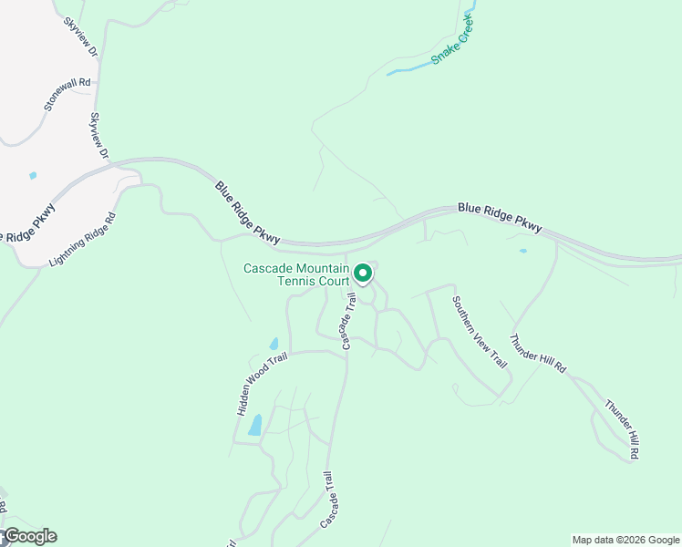 map of restaurants, bars, coffee shops, grocery stores, and more near Wild Boar Trail in Fancy Gap