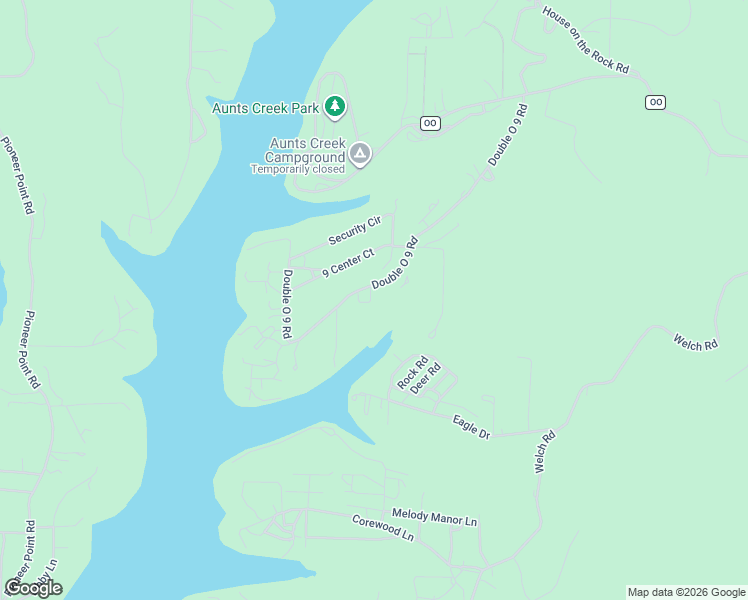 map of restaurants, bars, coffee shops, grocery stores, and more near 612 Double O 9 Road in Reeds Spring