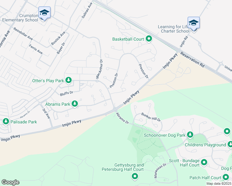 map of restaurants, bars, coffee shops, grocery stores, and more near 3016 Lexington Court in Marina