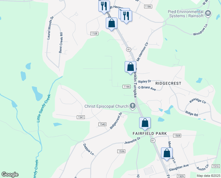 map of restaurants, bars, coffee shops, grocery stores, and more near 623 Jackson Heights in Danville