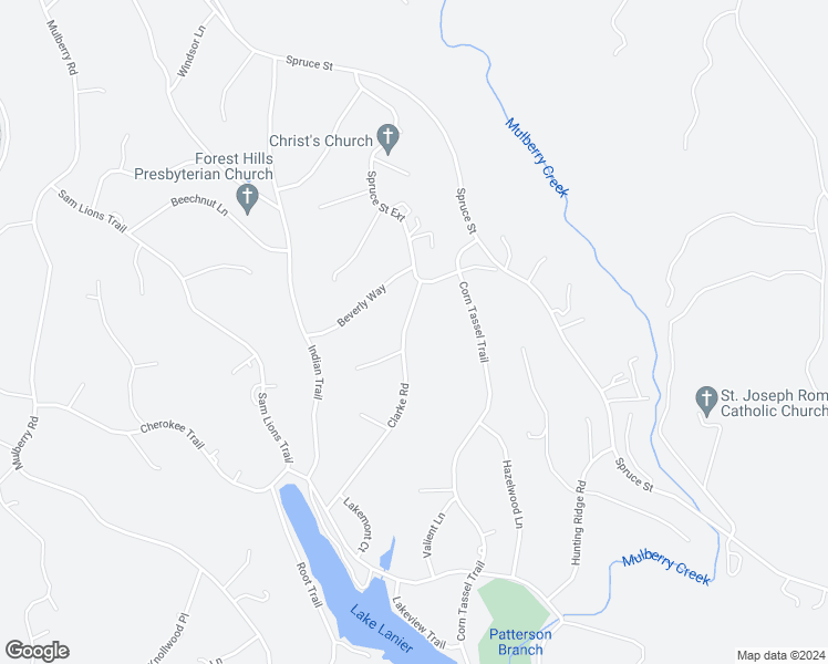 map of restaurants, bars, coffee shops, grocery stores, and more near 711 Clarke Road in Martinsville