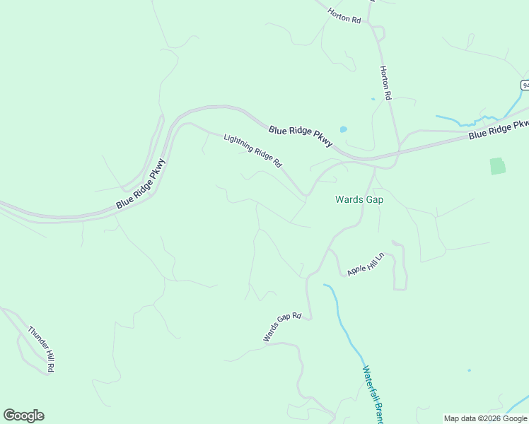 map of restaurants, bars, coffee shops, grocery stores, and more near Cabin Ridge Trail in Fancy Gap