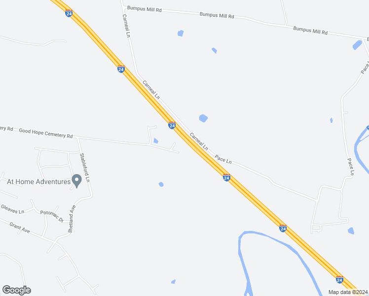 map of restaurants, bars, coffee shops, grocery stores, and more near 1379 Good Hope Cemetery Road in Oak Grove