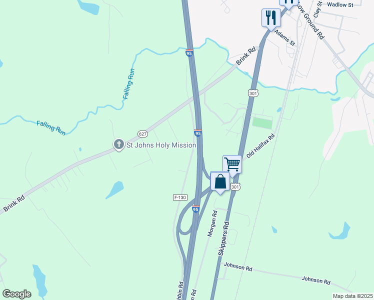 map of restaurants, bars, coffee shops, grocery stores, and more near 1246 Ashbin Road in Emporia