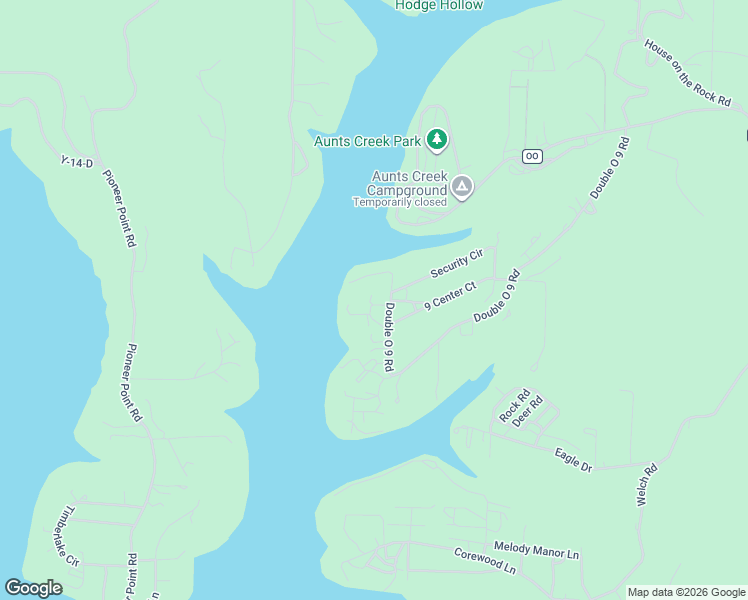 map of restaurants, bars, coffee shops, grocery stores, and more near 1066 Double O 9 Road in Reeds Spring