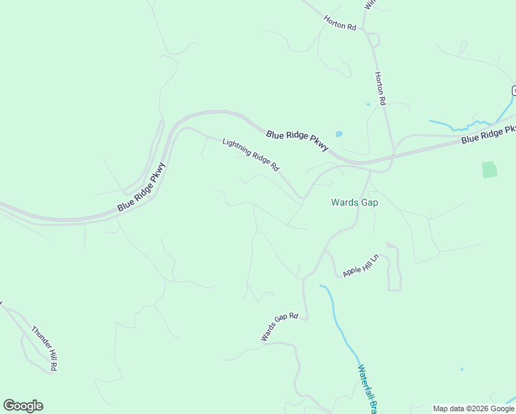 map of restaurants, bars, coffee shops, grocery stores, and more near Cabin Ridge Trail in Fancy Gap