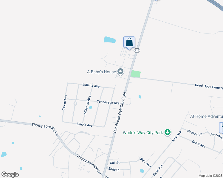 map of restaurants, bars, coffee shops, grocery stores, and more near 137 Lillian Drive in Oak Grove