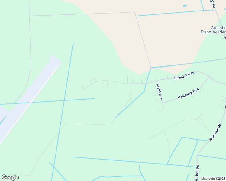 map of restaurants, bars, coffee shops, grocery stores, and more near 2033 Hallmark Way in Chesapeake