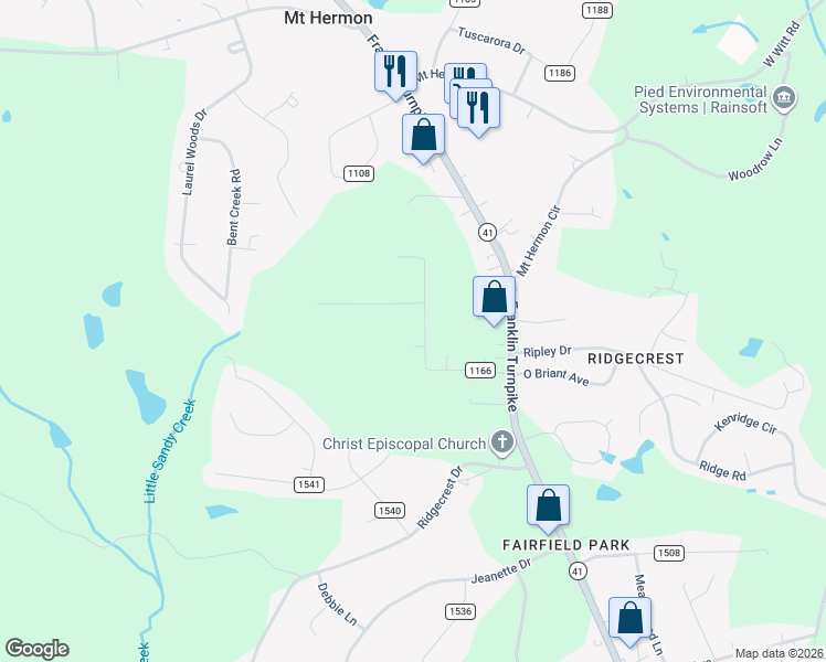 map of restaurants, bars, coffee shops, grocery stores, and more near 651 Jackson Heights in Danville