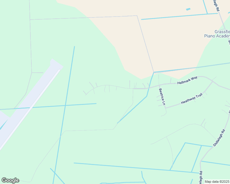 map of restaurants, bars, coffee shops, grocery stores, and more near 2033 Hallmark Way in Chesapeake