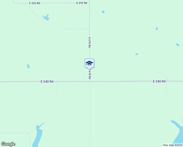 map of restaurants, bars, coffee shops, grocery stores, and more near 23900 South 670 Road in Wyandotte