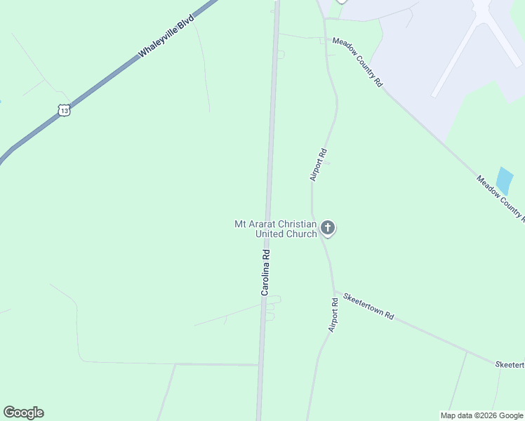 map of restaurants, bars, coffee shops, grocery stores, and more near 1857 Carolina Road in Suffolk