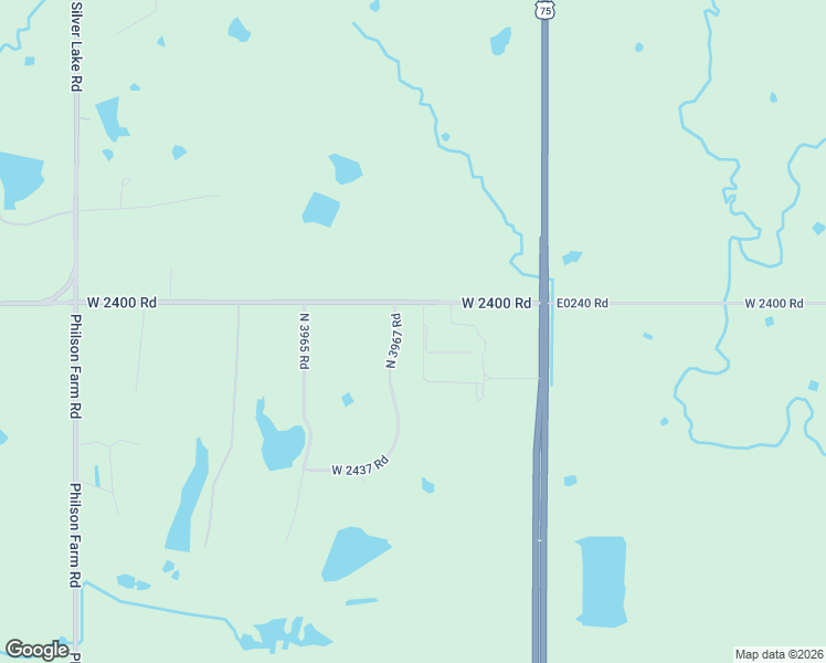 map of restaurants, bars, coffee shops, grocery stores, and more near 2400 Trail Court in Bartlesville