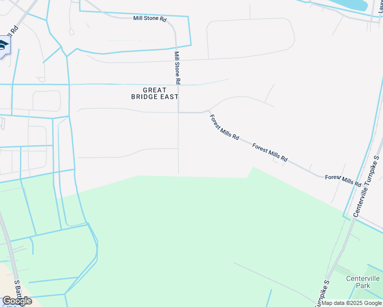 map of restaurants, bars, coffee shops, grocery stores, and more near 500 Mill Stone Road in Chesapeake