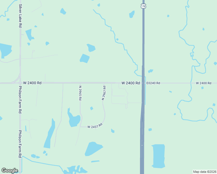 map of restaurants, bars, coffee shops, grocery stores, and more near 2400 Trail Court in Bartlesville