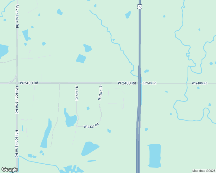 map of restaurants, bars, coffee shops, grocery stores, and more near 2400 Trail Court in Bartlesville