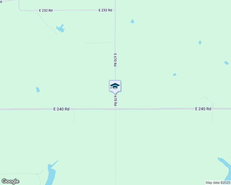 map of restaurants, bars, coffee shops, grocery stores, and more near 23900 South 670 Road in Wyandotte