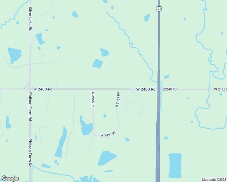 map of restaurants, bars, coffee shops, grocery stores, and more near 2400 Trail Court in Bartlesville