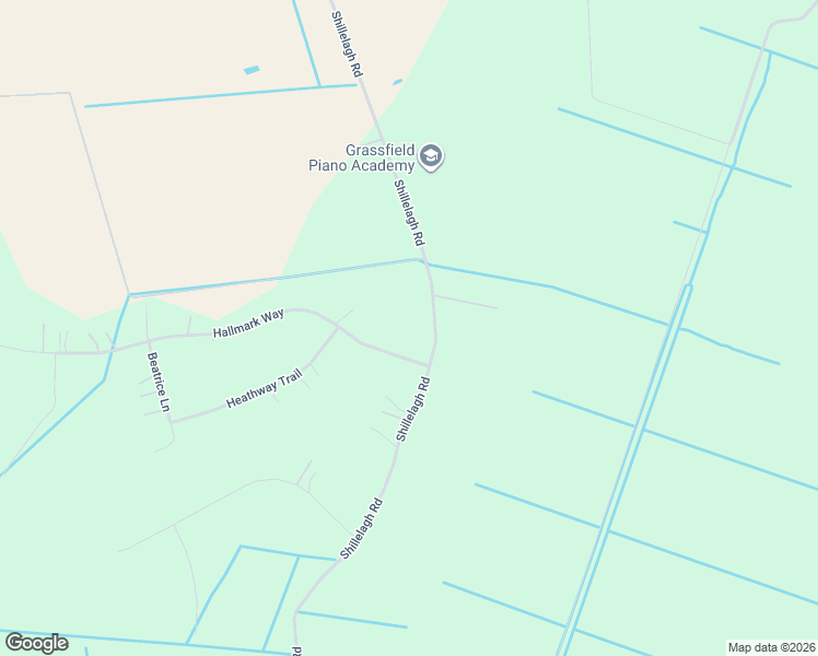 map of restaurants, bars, coffee shops, grocery stores, and more near 1664 Shillelagh Road in Chesapeake