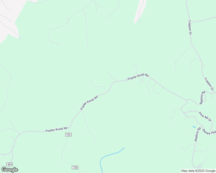 map of restaurants, bars, coffee shops, grocery stores, and more near Poplar Knob Road in Galax