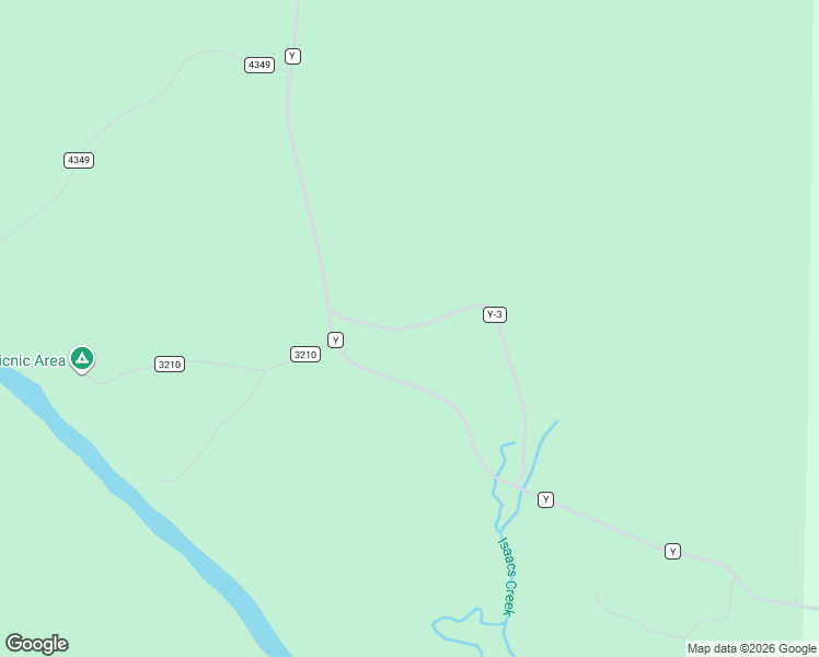 map of restaurants, bars, coffee shops, grocery stores, and more near County Road Y-3 in Ripley County