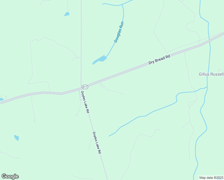 map of restaurants, bars, coffee shops, grocery stores, and more near 7186 Dry Bread Road in Emporia