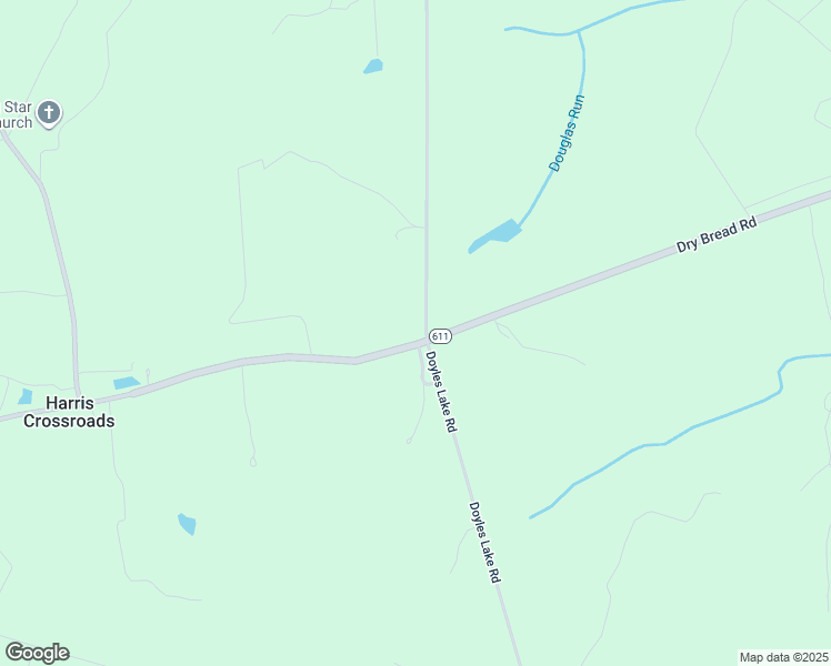 map of restaurants, bars, coffee shops, grocery stores, and more near 7379 Dry Bread Road in Emporia