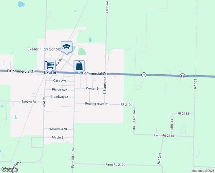 map of restaurants, bars, coffee shops, grocery stores, and more near 200-306 Summit Street in Exeter