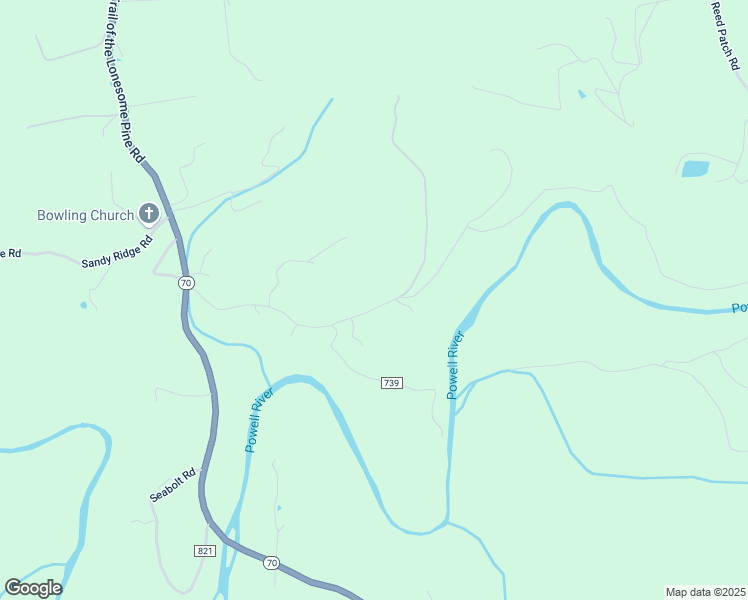 map of restaurants, bars, coffee shops, grocery stores, and more near 641 Tanbark Ridge Road in Jonesville