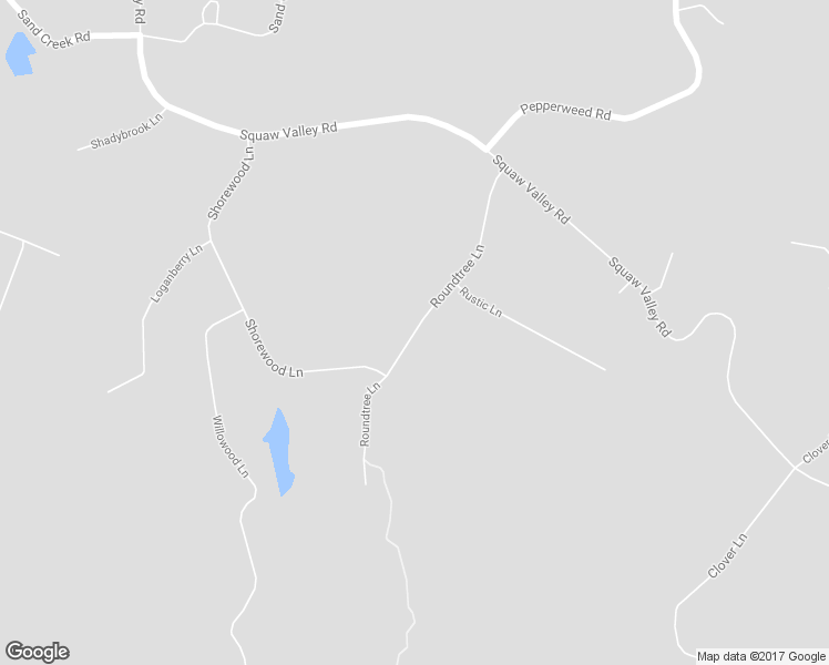 map of restaurants, bars, coffee shops, grocery stores, and more near Roundtree Lane in Yokuts Valley