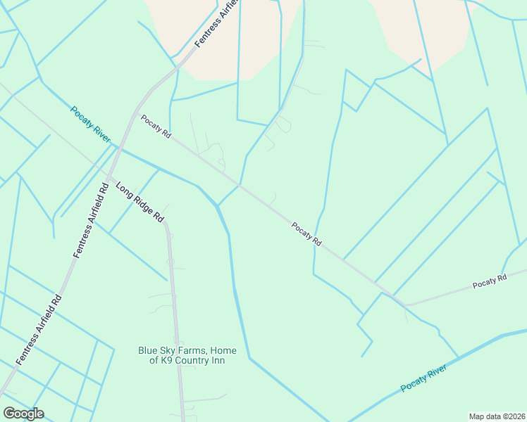 map of restaurants, bars, coffee shops, grocery stores, and more near 1849 Pocaty Road in Chesapeake