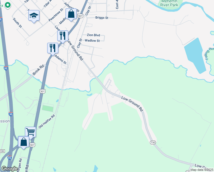 map of restaurants, bars, coffee shops, grocery stores, and more near in Emporia
