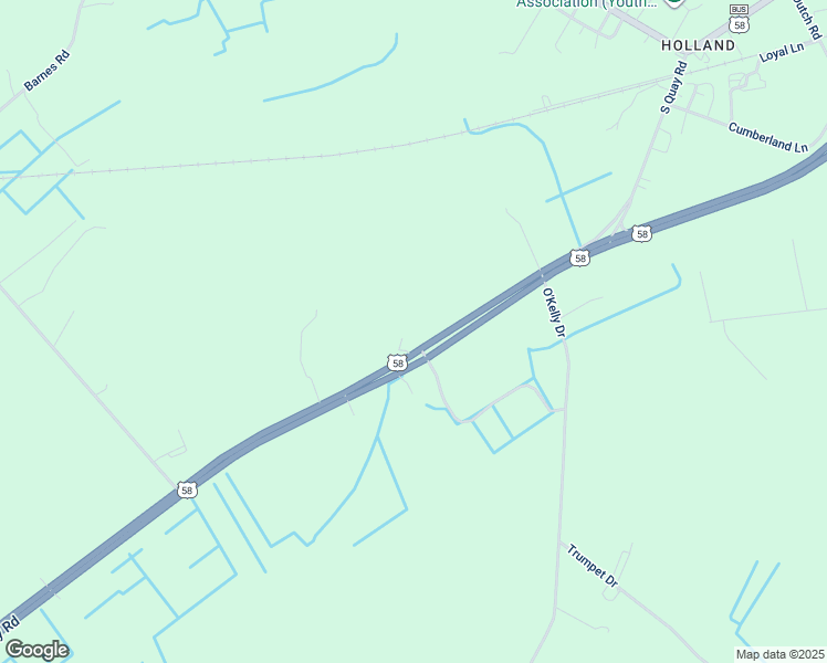 map of restaurants, bars, coffee shops, grocery stores, and more near 7164 South Quay Road in Suffolk