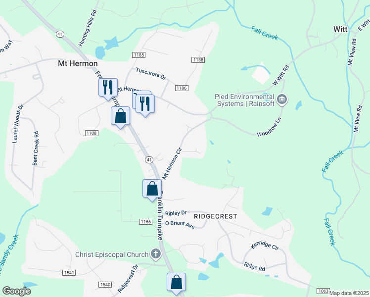 map of restaurants, bars, coffee shops, grocery stores, and more near 873 Mount Hermon Circle in Danville