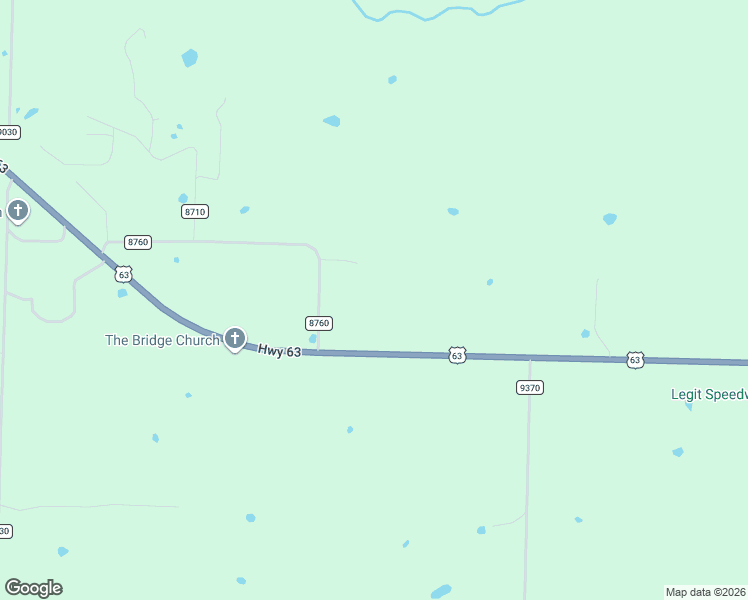 map of restaurants, bars, coffee shops, grocery stores, and more near 7613 County Road 8760 in West Plains