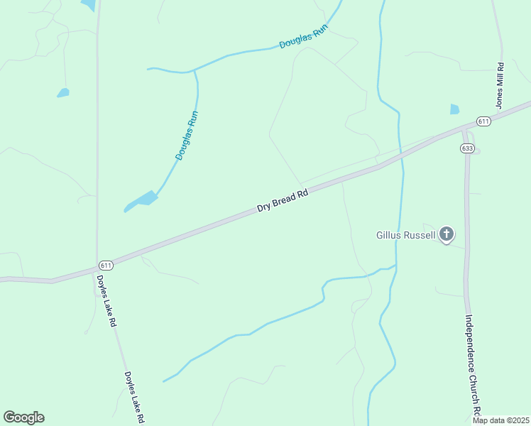 map of restaurants, bars, coffee shops, grocery stores, and more near 6774 Dry Bread Road in Emporia